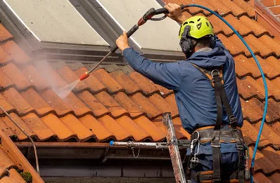 Démoussage et hydrofuge de toiture à Ames